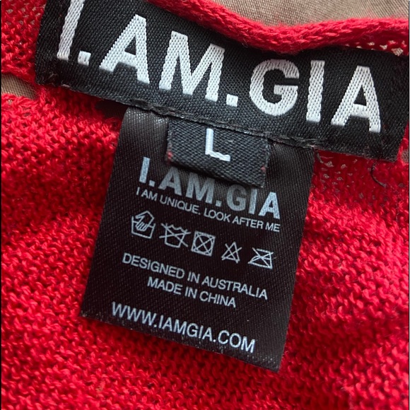 I.AM.GIA Savannah Top Red - Picture 4 of 4